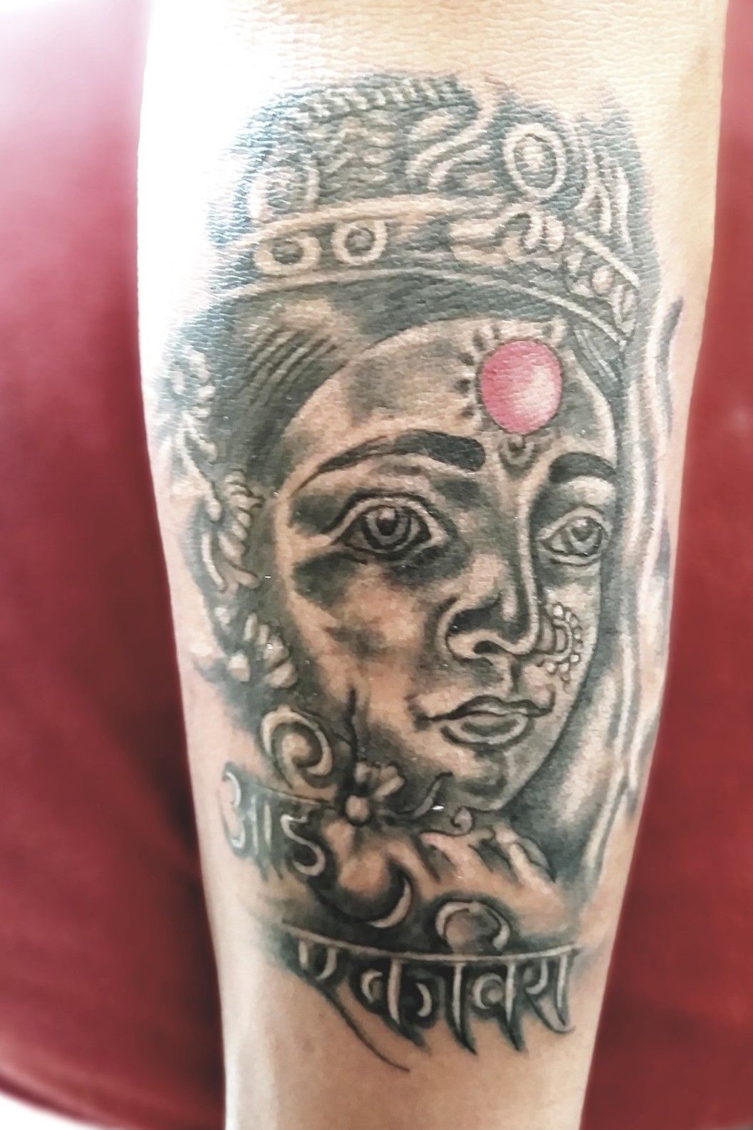 Mahesh Chavan  Aaie Ekveera portrait tattoo by  themustachetattoo  navimumbai koperkhaiarane Studio Wwwthemustachetattoocom Contact no   9819081645 any appointment ekveeraaai ekveera ekveeradevi god devi  indiangod indiandevi 