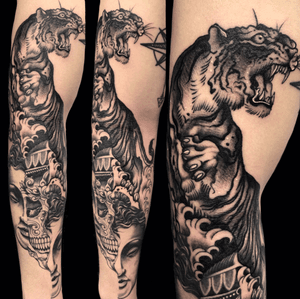 Working on a new Asian themed sleeve. Thanks James. 