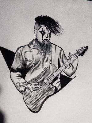 El guitarrista ,James Root de Slipknot es una puta locura 😎