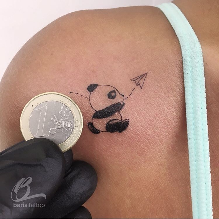 Cute Panda Tattoo Animal Cartoon Illustration Stock Illustration 2288138201   Shutterstock