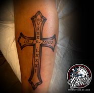 Psalms 23 4 Chest Tattoo