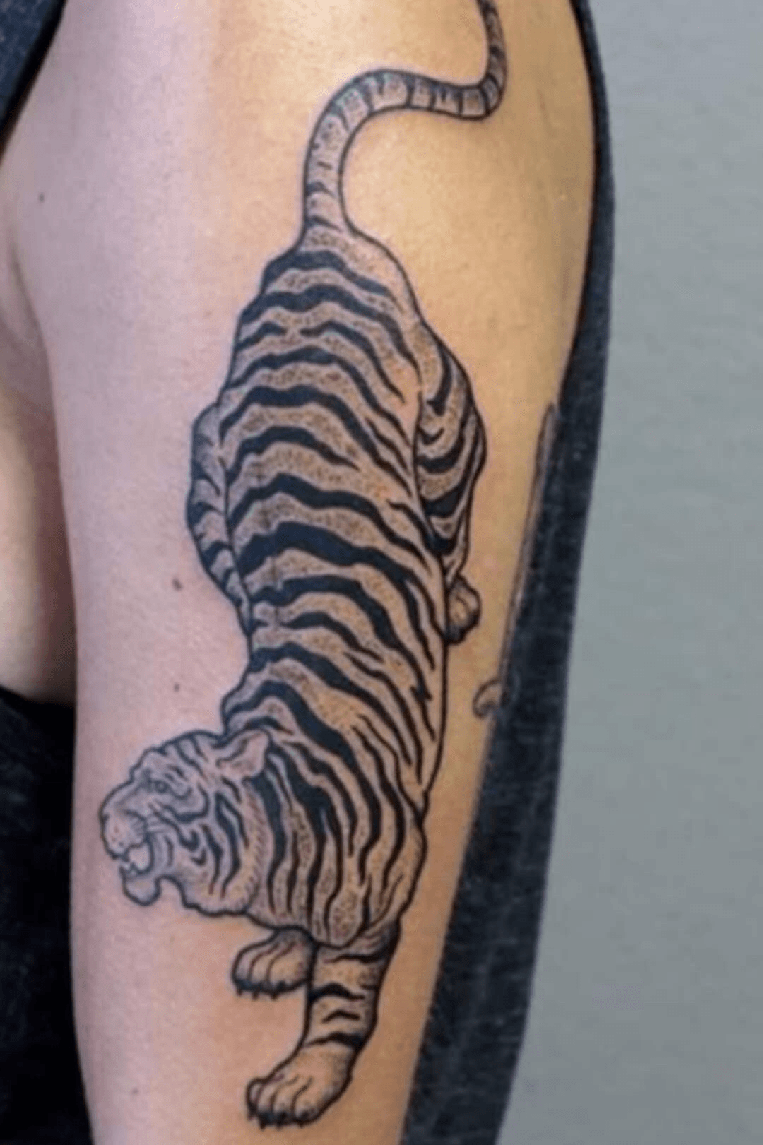 prowling tiger tattoos