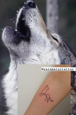 #wolftattoo #wolf #linework #5rl 