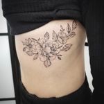 Floral work on the underboob