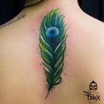 Feather tattooPereira Colombia