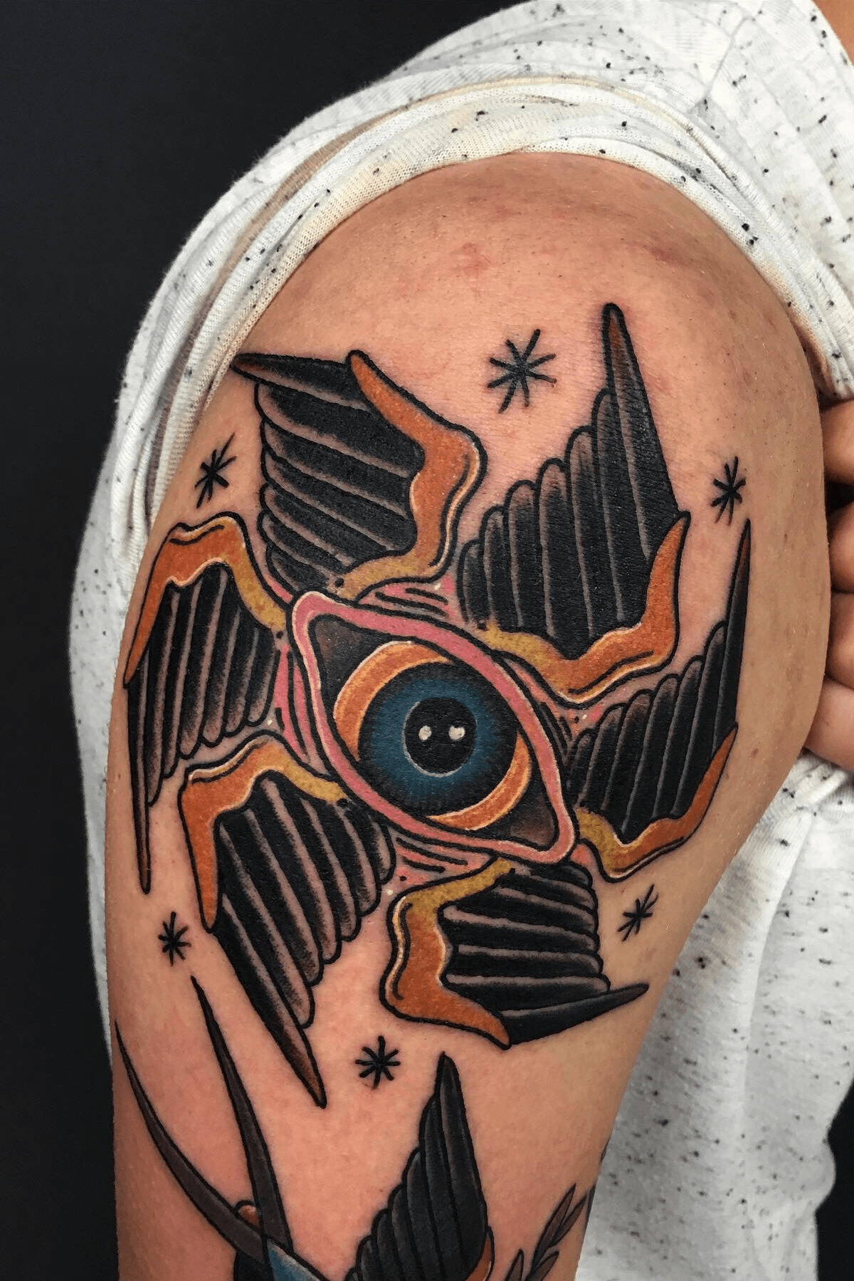 Done by Izzy at American Tradition Tattoo in Manassas VA Inspired by  Seraphim II by Dan Hillier  rtattoos