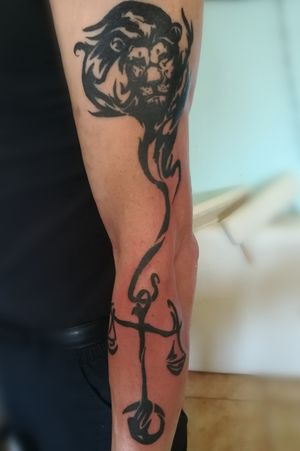 Tattoo by old skull tattoo verona