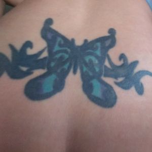 And my tramp stamp.. This was another painful one that i wont say regret but wish I did differntly for my dad as he was my best friend and I his little butterfly.