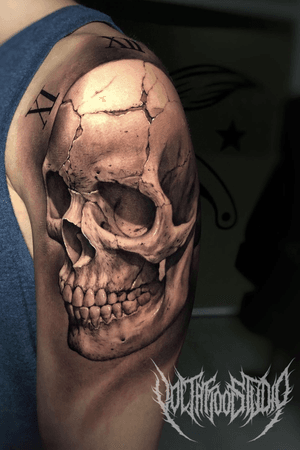 Skull #tattoo #bng 