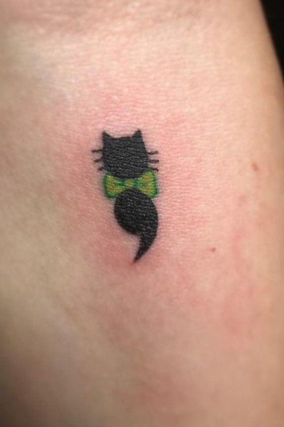10 Semicolon  cat ideas  semicolon tattoo small tattoos tattoos