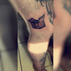 Box Tattoo - Done On Leg • @Valley13Tattoo • @k1lgor3