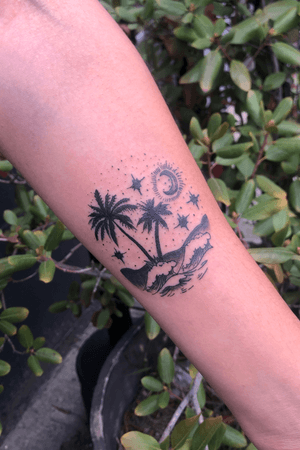 Another TattooDo Client Beach and Waves Tattoo