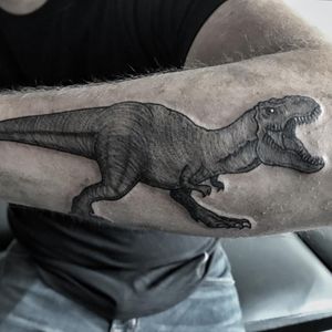 T- Rex Sígueme en Instagram como @dhana.erika.flan . . . . #dinosaur #trextattoo #ink #inked #details #nice 