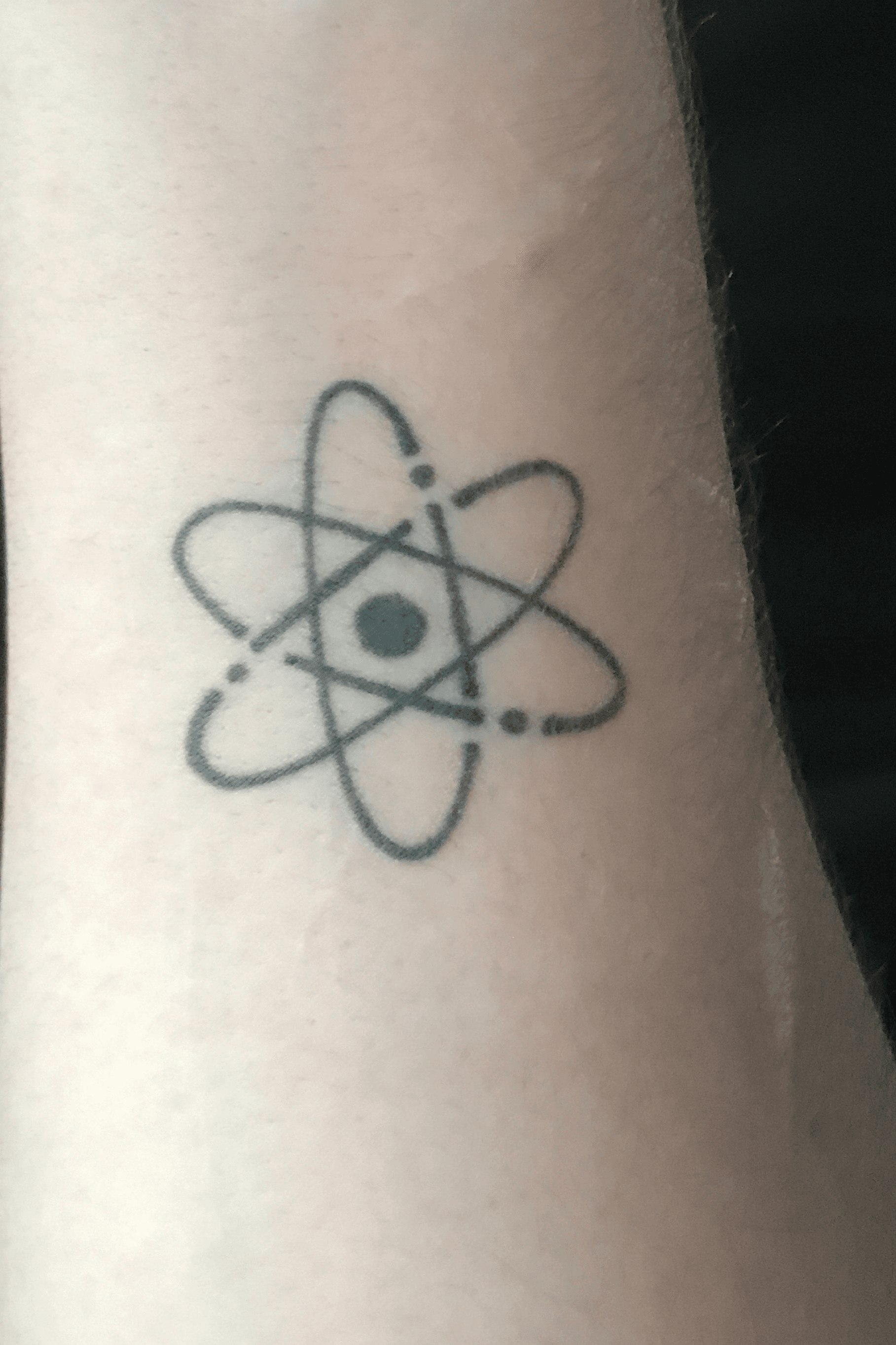 TATTOOSORG  Atom symbol tattoo with my twin sisters