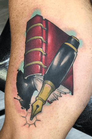 #tattoo #tattoos #ink #inked #newschool #newschooltattoo #color #colortattoo #illustrative