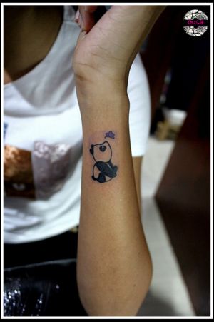 Panda purple butterfly at OUCH