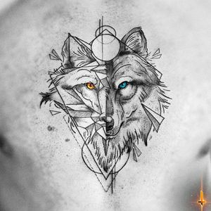Nº790 #tattoo #tattooed #ink #inked #boyswithtattoos #chesttattoo #fox #foxtattoo #wolf #wolftattoo #geometry #geometrictattoo #stencilstuff #dynamiccolor #dynamicink #eztattooing #ezcartridge #cheyennetattooequipment #hawkpen #bylazlodasilva