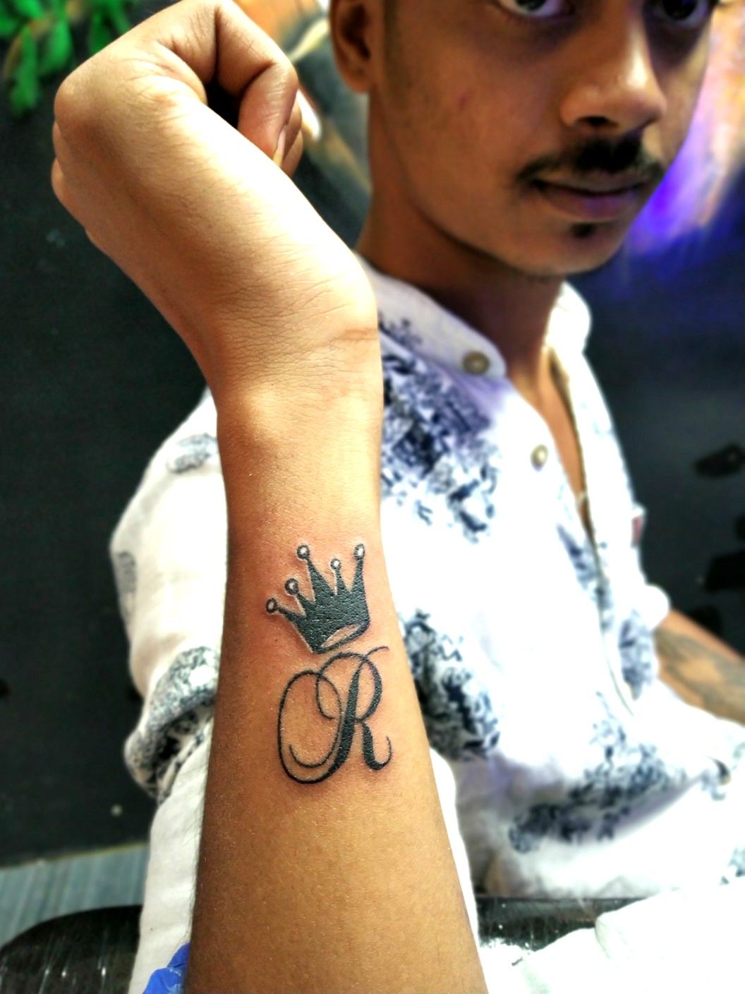 Letter R tattoo with Love  reels tattoo tattoos tattooartist  letterstattoo  Instagram