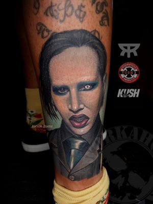 WORKAHOLINKS TATTOOUnit 6 Anonas Complex Anonas Rd. Q. C.For inquiries pm or txt to 09173580265.Marilyn Manson portrait.Supplies from #tattoosupershop #metallicagun.Thanks to #kushsmokewear.Inks from#RadiantColorsInk#RADIANTCOLORSINK#RadiantColorsCrew#MyFavoriteWhite#tattooartmagazine #tattoomagazine #inkmaster #inkmag #inkmagazine#HelloDarknessMyOldFriend #RadiantRealBlack #MyFavoriteBlack#originaldesign #tattooartistinqc #tattooartistinmanila #tattooshopinquezoncity #tattooshopinqc #tattooshopinmanila #spektraxion #fkirons #xion#tattooartist.com #thebesttattooartist #tattoosGood afternoon. 