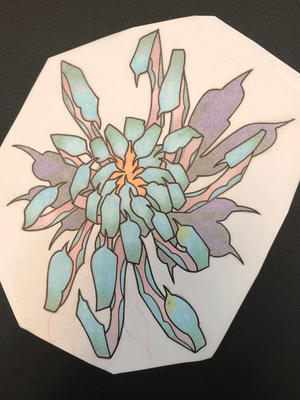 Available chrysanthemum tattoo design. #flash #tattoo #seattle #seattletattooartist #chrysanthemum