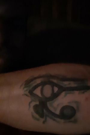 Eye of Ra on forearm