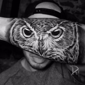 Realistic-Owl-tattoo