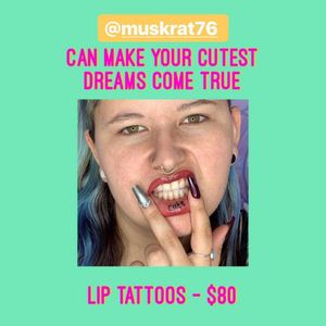 Lip tattoos