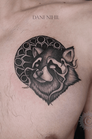 Racoon 🔥 great work by resident blackwork artist @dreadfulgraphicsDani specializes in blackwork style and she is absolutely amazing in it! There are still flashes available from her with good discount, so check them out in one of previous posts!To book your tattoo with us send an inquiry here :crimson.tears.tattoo@gmail.comwww.tattooinlondon.comCall ☎️ 02086821185South West London#uktattoo #crimsontearsldn #londontattoos #londontattooartist #tootingtattoo #londontattoostudio #tattoolondon #dailytattoos #blackworklondon #blackworktattoo #racoon #русскийлондон #татулондон #tattoos #chesttattoos