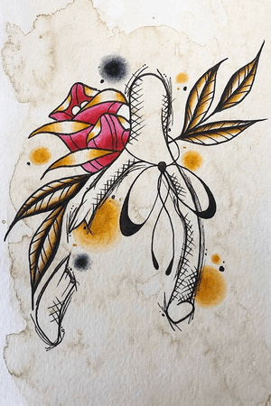 Wishbone & floral