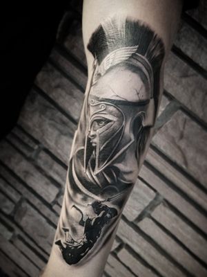 Tattoo uploaded by Márió • This is sparta! #sleeve #tattoo #realism •  Tattoodo