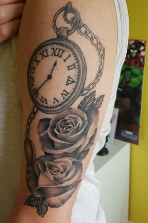 Clock harry potter lord of the ring and roses