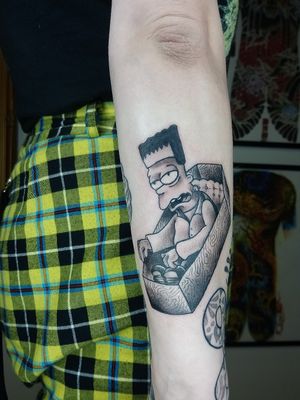 "Frankenstein Bart"Tattooed on the Studios Piercer FrankieBookings via email - kltattoos@gmail.com 