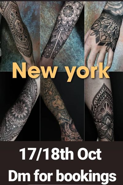I'll. Be working in NYC 17/18th October message me for appointments 