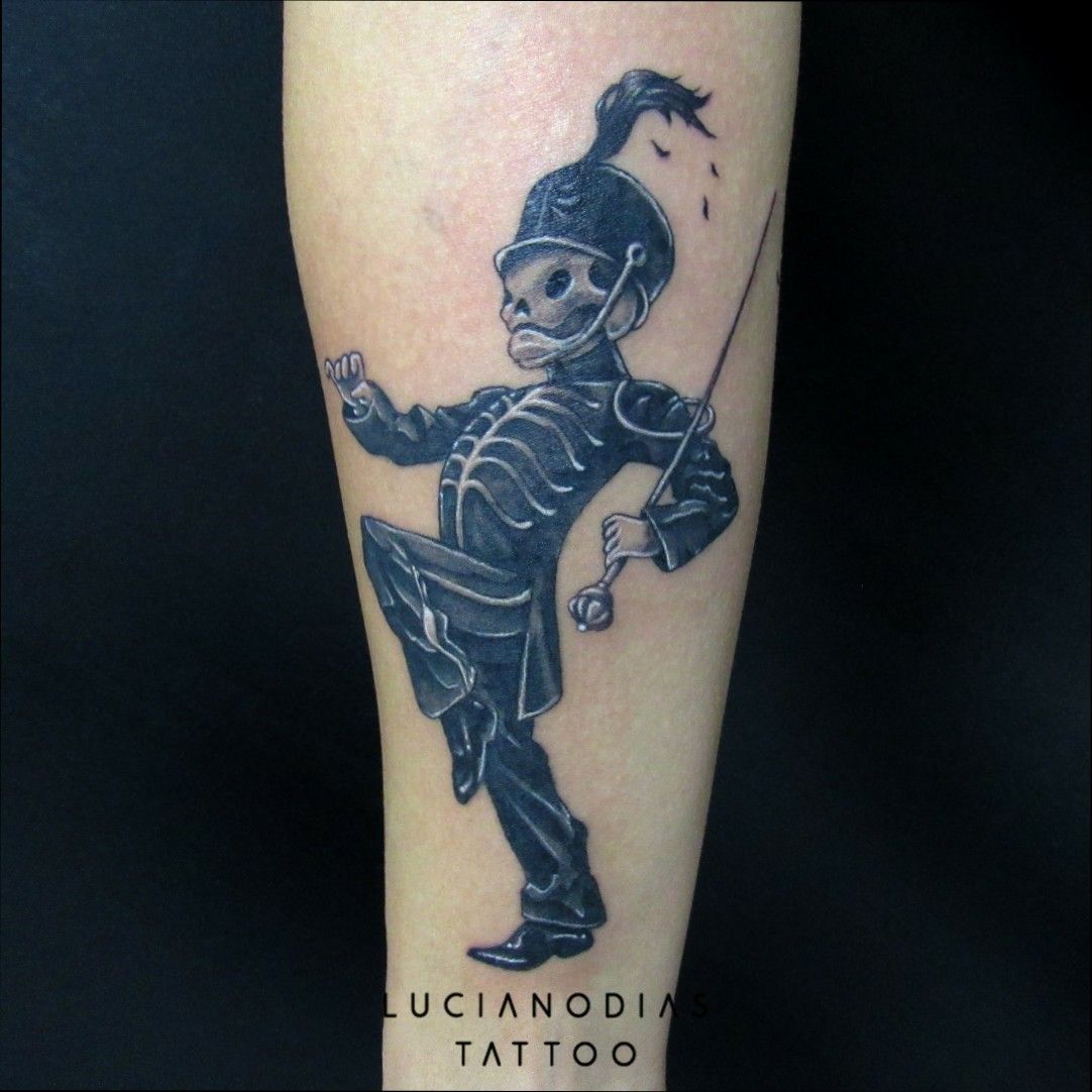 The Black Parade skeleton for Rhyss first tattoo Fun Fact if youve ever  wondered whether this little guy has a name he does and its  Instagram