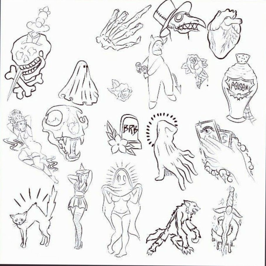 Magnusttt I will create an amazing custom tattoo design for 10 on  fiverrcom  Tattoo flash art Tattoo sketches Doodle tattoo