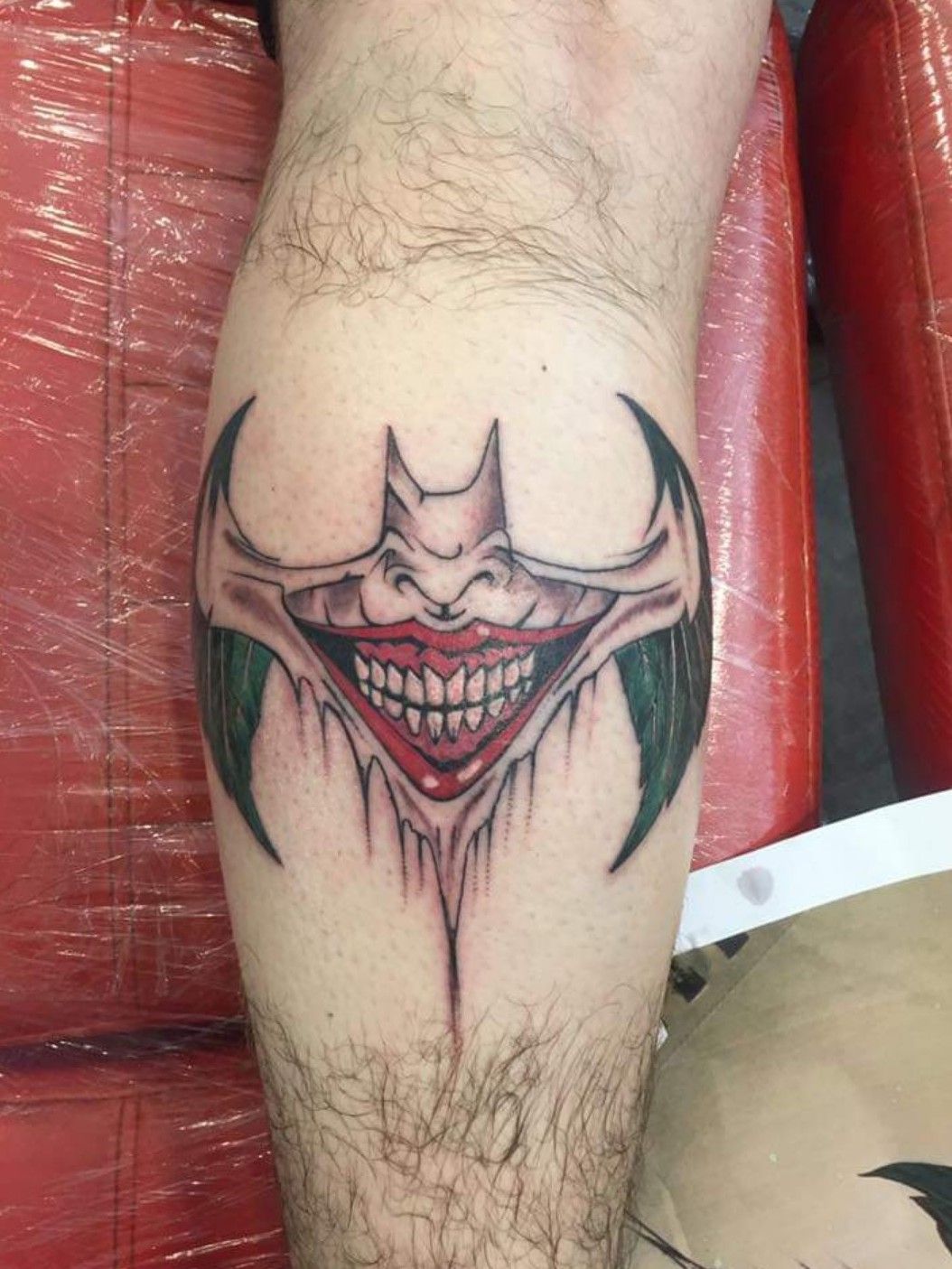 Tattoo uploaded by aaronjameseliot • Joker/batman • Tattoodo