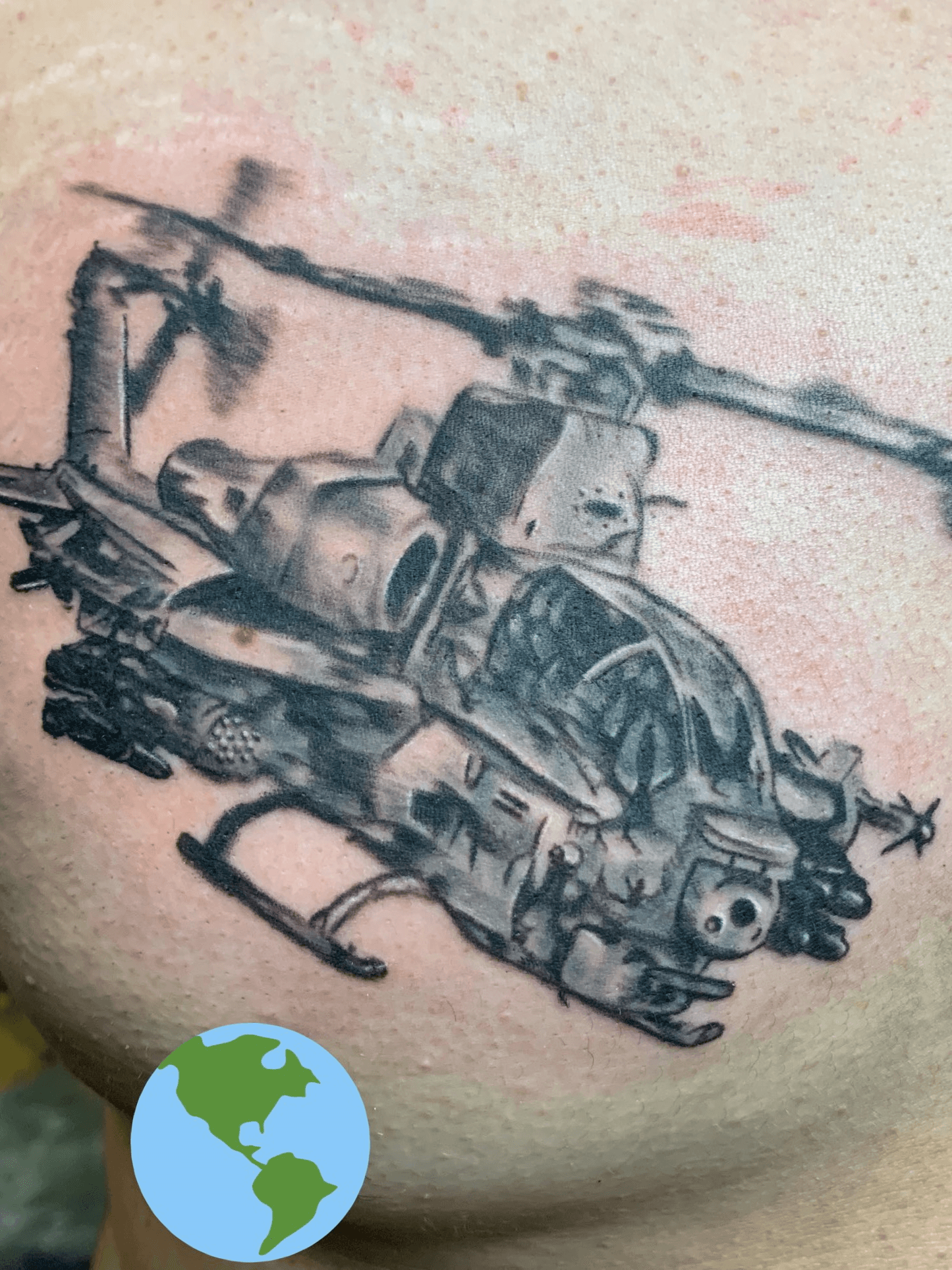 Apache Helicopter Tattoo  Tattoos Tattoo you Airplane tattoos