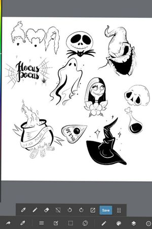 Last flash sheet of my October special for next month... Up to palm size/black line work=$60 Up to palm size/ shading/color ink= $85