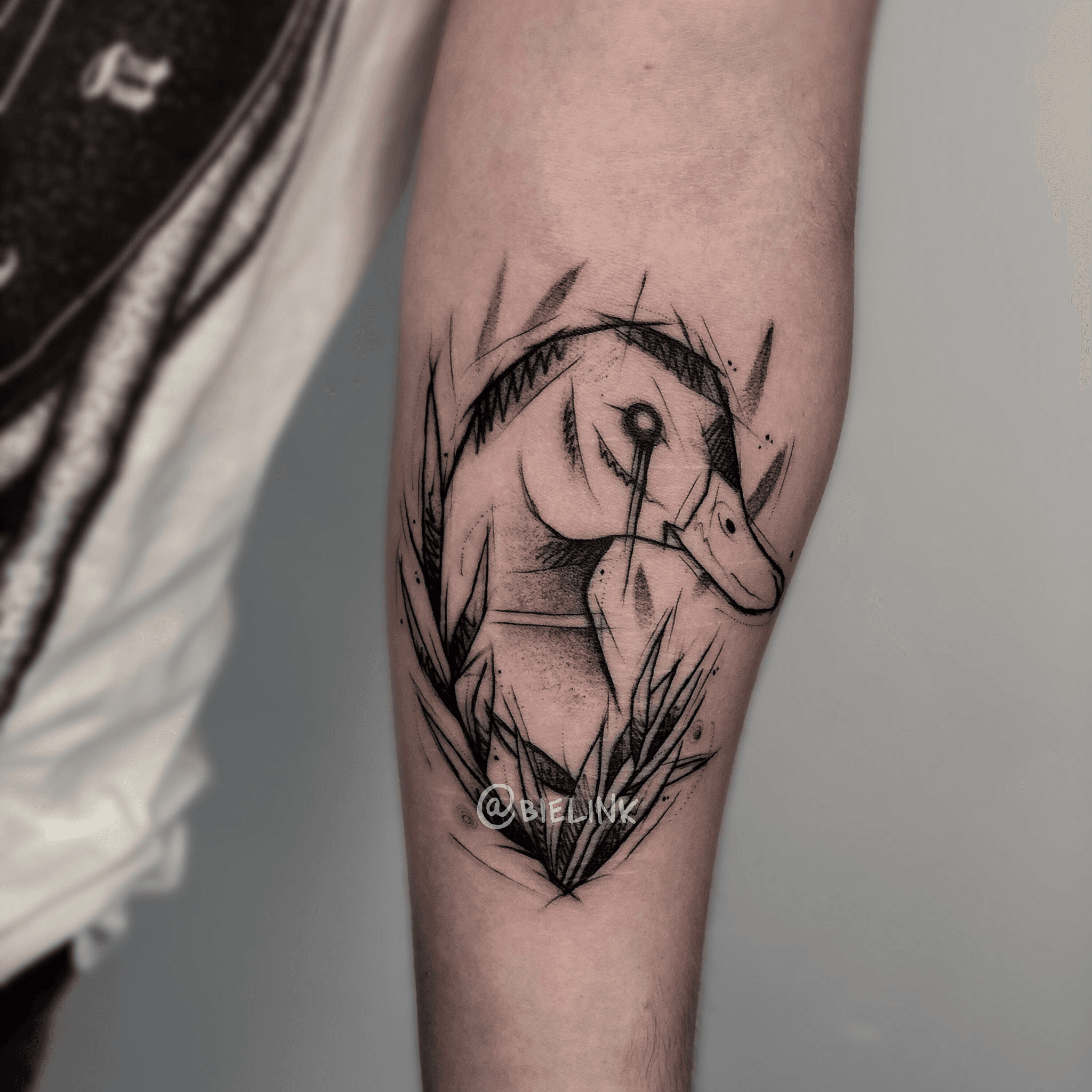 First tattoo Duck emblem with fish hook and deer rackboonduxtattoo   Hook tattoos Tattoos Fishing hook tattoo