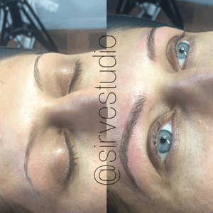 Classic Microblading. Great for people who want the natural look. Touch up is needed. Lasts for 2-3 years minimum