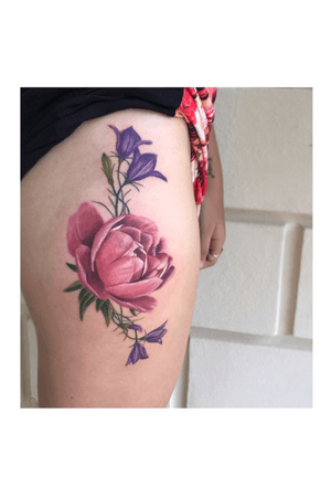 #peonia #tattoo #flowers #artist #ink