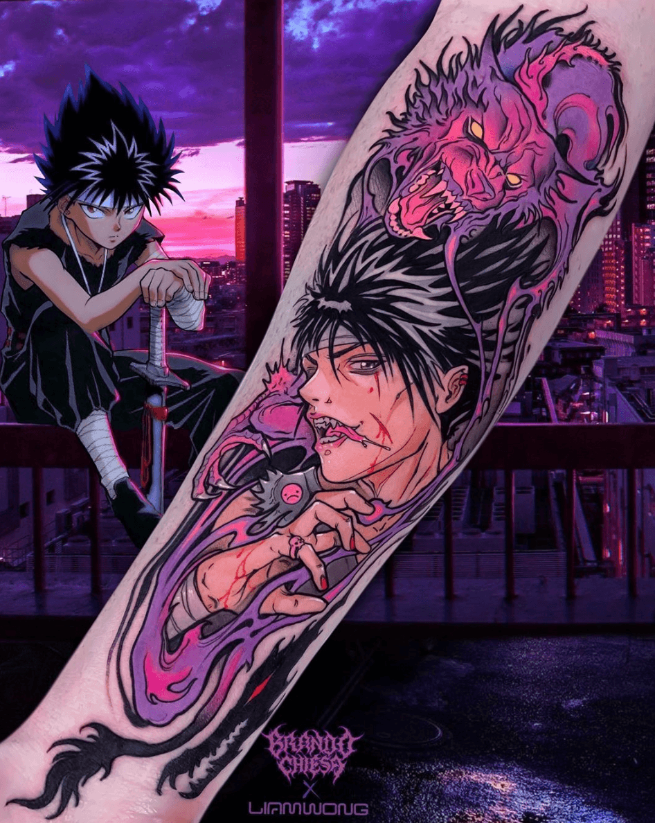 Few folks asked about my dragon of darkness flame tattoo  rYuYuHakusho