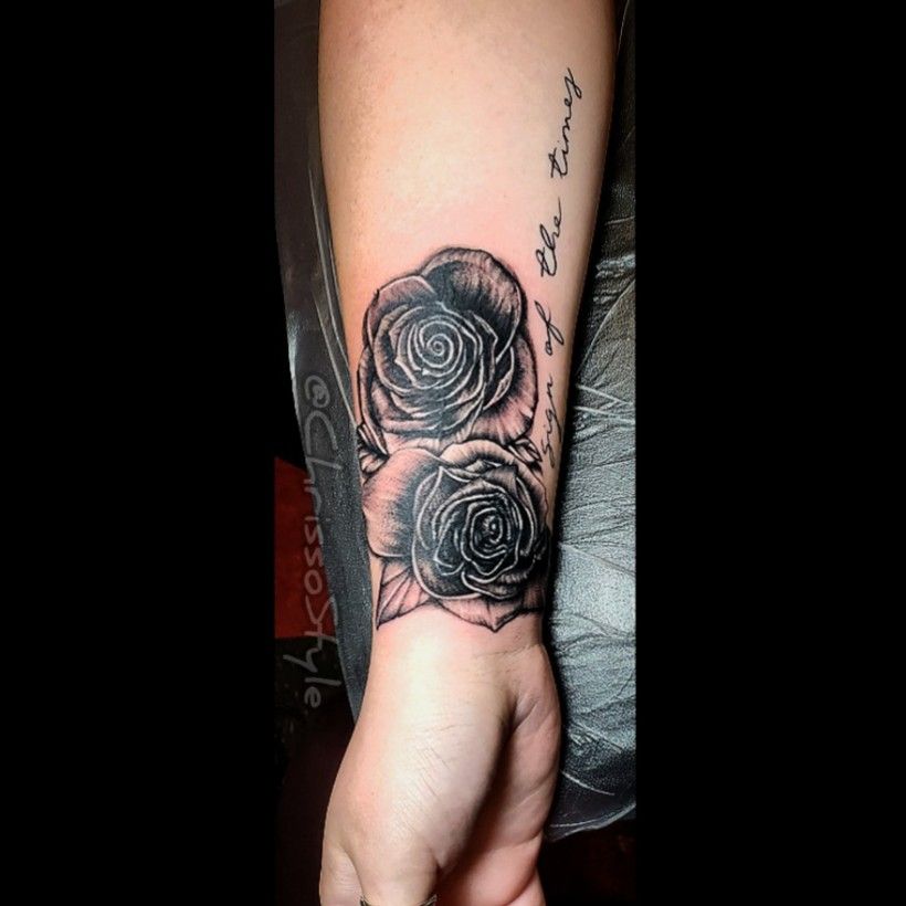 Geometric Rose cover up  Tattoo Abyss Montreal