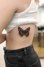 Butterfly. #tattoo #tattoos #tatts #uk #nottingham #colourfultattoos #watercolourtattoo #butterflytattoo #botanicaltattoo #butterfly #colour #uktattoos #nottinghamtattoos #inked #ink #colours #butterflies #floraltattoo #tattooideas #tattoodesign #details #tattoodetails #greenpower #green #detaliedtattoos 