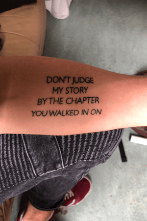 My first tattoo! Proud of it🥰