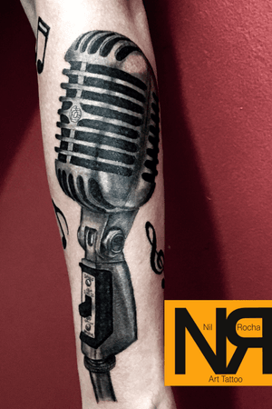 Tattoo microfone microphone 