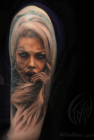 1 session, 8 hours ⠀ _______________________ ⠀ #tattoo #tattoogale #portrait #portraittattoo