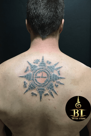 Done traditional Thai tattoo by Ajarn Ta(www.bt-tattoo.com) #bttattoo #bttattoothailand #thaitattoo #sakyant #sakyanttattoo #thaibamboo #thaibambootattoo #bambootattoo #bambootattoobangkok #tattoobangkok #bangkoktattoo #bangkoktattooshop #bangkoktattoostudio #thailandtattoo #thailandtattooshop #thailand #bangkok #tattoo