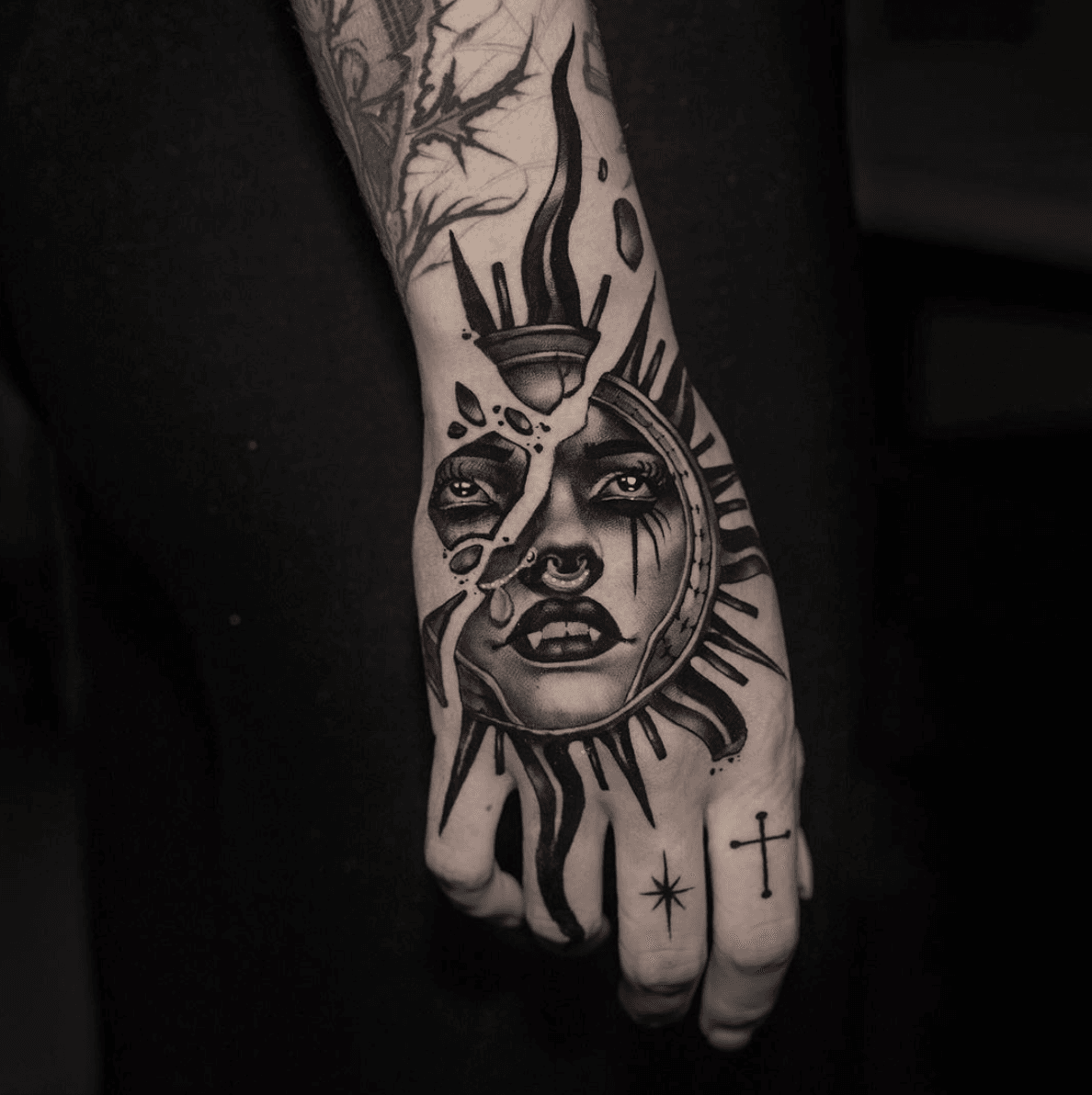 Vampire lady by Kurtis Weaver Tattoo in Helsinki Modern Ruin Tattoo   rTattooDesigns