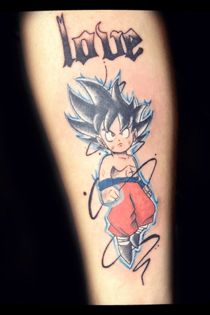 Goku arm tattoo 